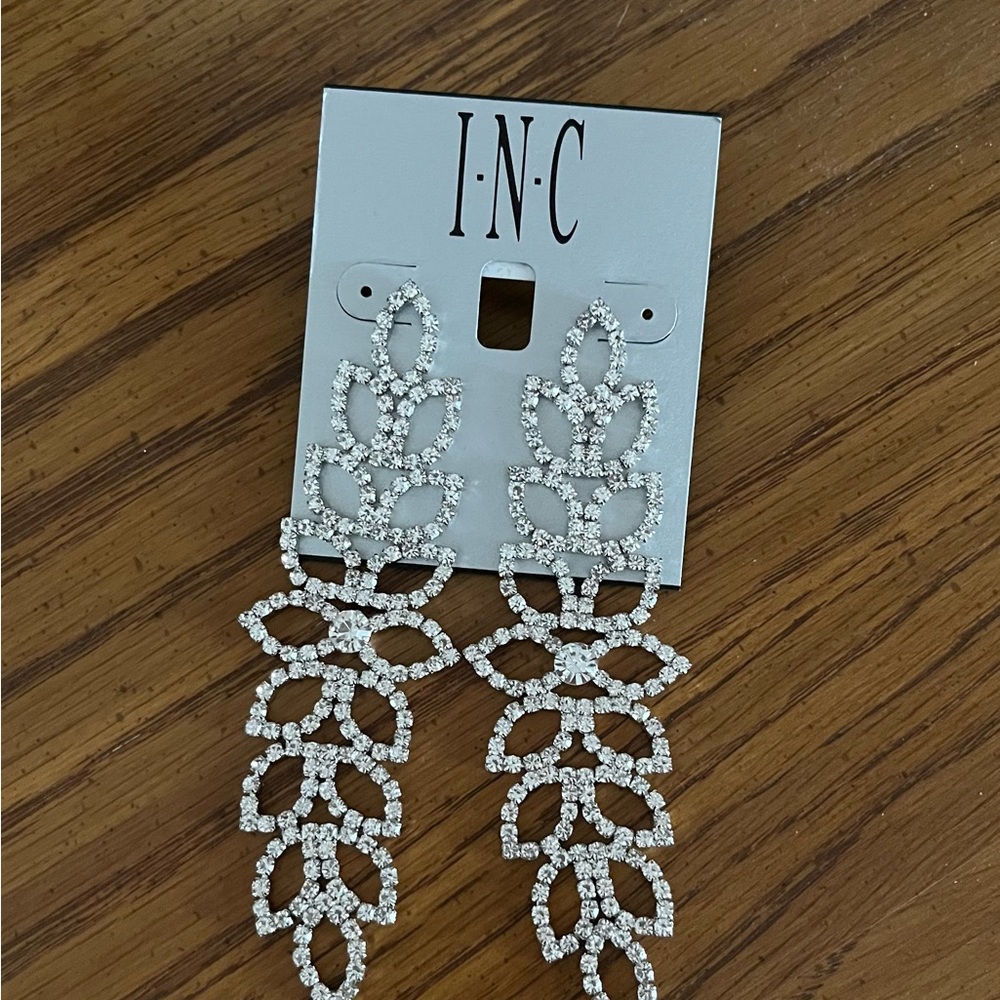 INC rhinestone earrings